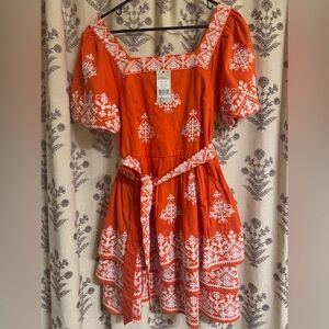 Boden Square Neck Rara Dress Size 6 NWT New